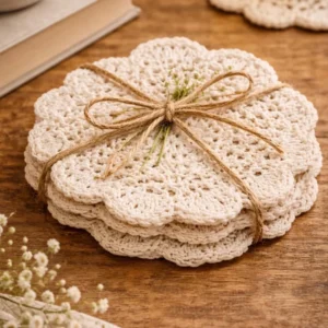 vintage-floral-crochet-coasters-set-of-4-handmade-cotton-lace-coasters