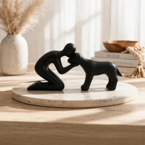 modern-dog-owner-art-deco-statue-minimalist-decor