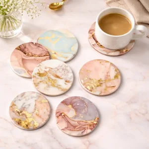 gold-white-wooden-coasters-set-6pcs-non-slip