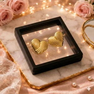 gold-geometric-heart-earrings-waterproof-steel