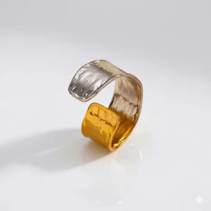 adjustable-gold-silver-ring-waterproof-steel